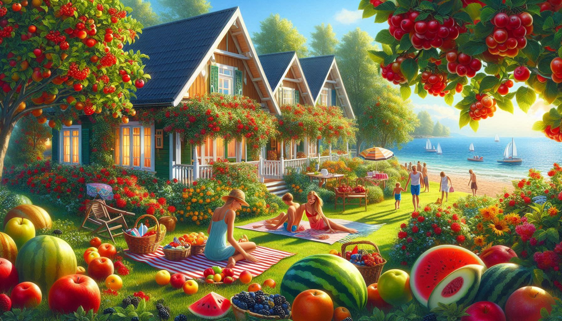 Блог ОГСТ Связист. Квітуче садове товариство на березі моря